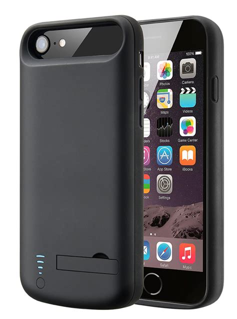Keep your Apple <strong>iPhone SE</strong>, 5s or 5 powered on the go with this mophie space pack 42111BBR external <strong>battery case</strong>, which features a 1700 mAh capacity for extended operation. . Iphone se battery case